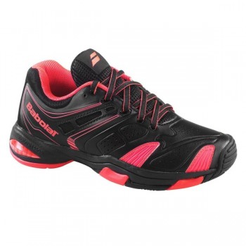 Кроссовки BABOLAT V-PRO 2 Jn Black Floo Red Кроссовки BABOLAT V-PRO 2 Jn Black Floo Red